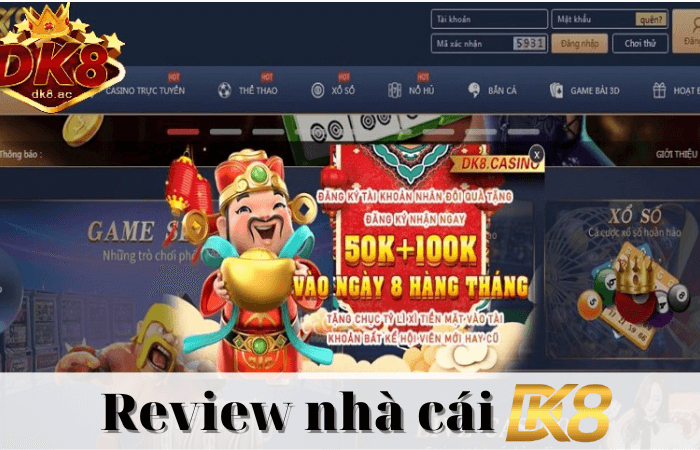 review nhà cái DK8